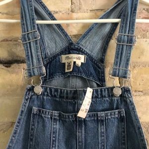 NWT Madewell Straight Overalls